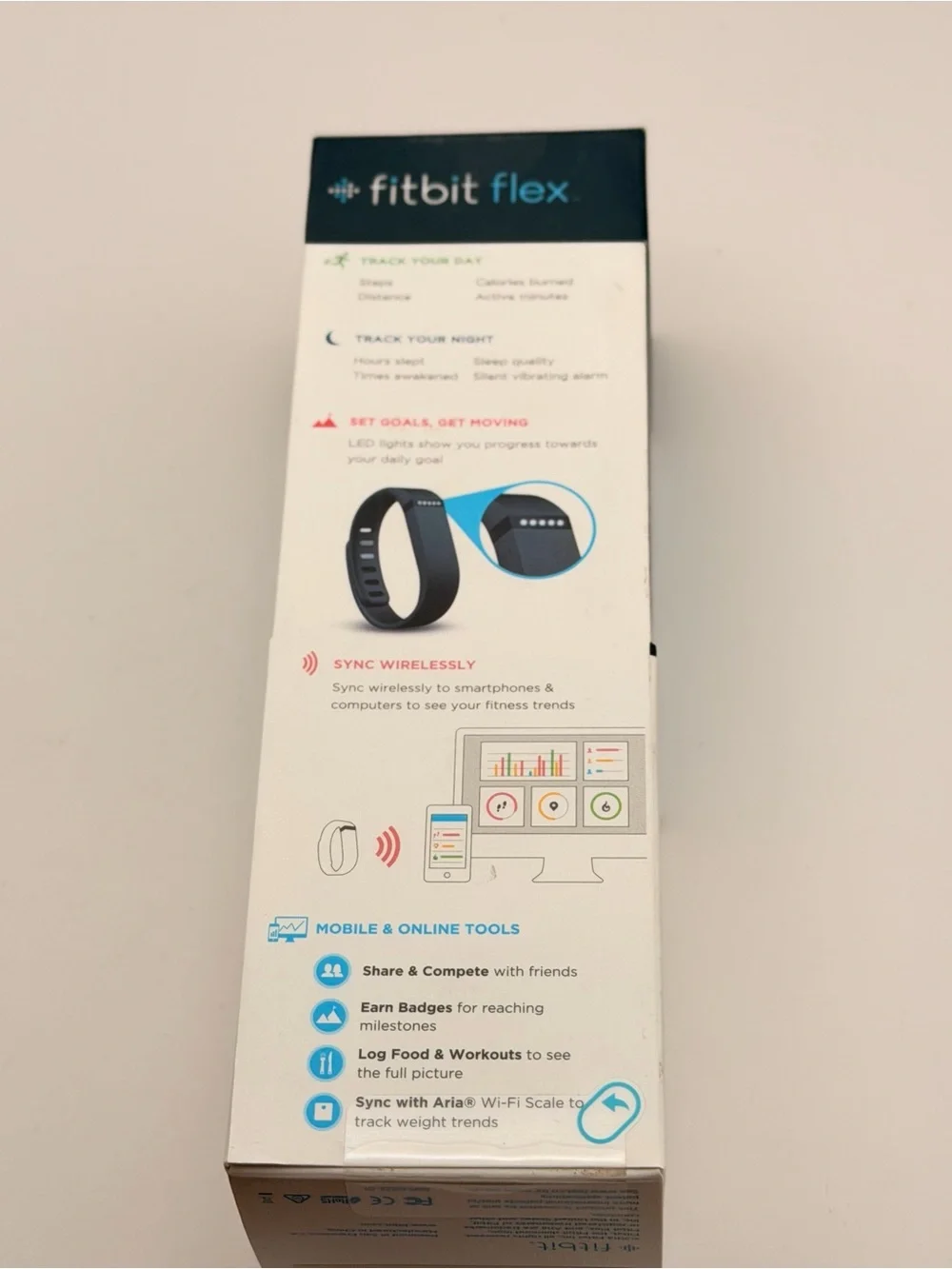 Fitbit Flex, New, Blue, Factory sealed